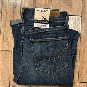 Ariat Men's Relaxed Straight Jeans - Dark Blue